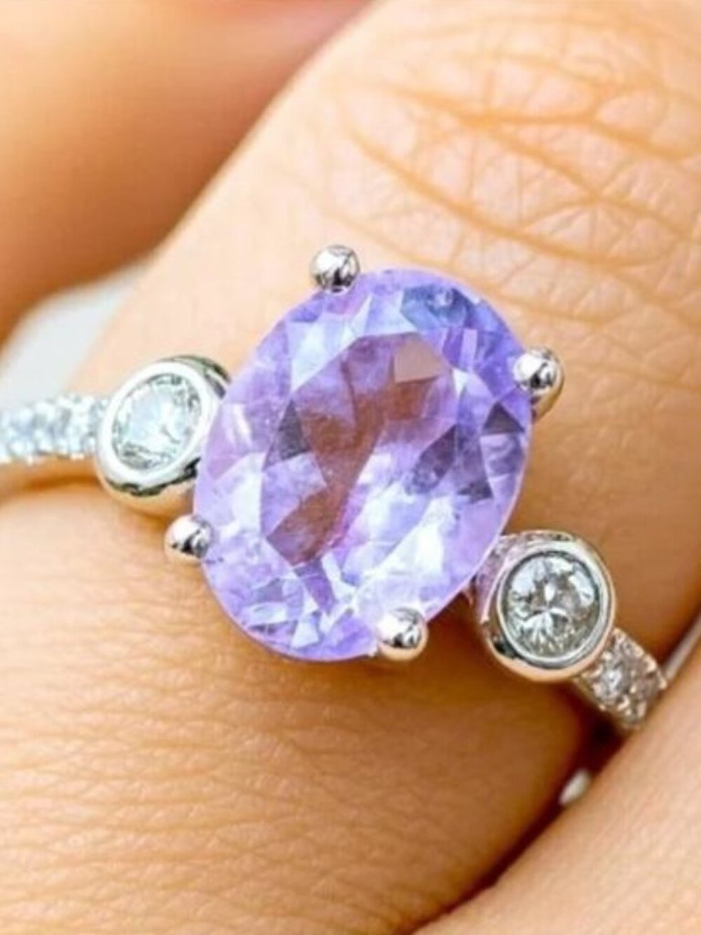 Sterling Silver Amethyst Ring